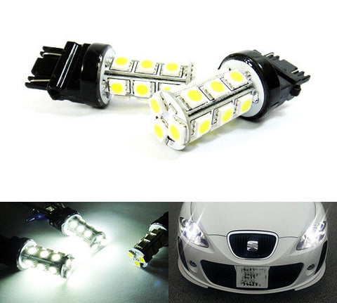 2 pieces of 18 high power SMD LED 580 7443 W21/5W 582 7440 W21W 992 Light bulb white