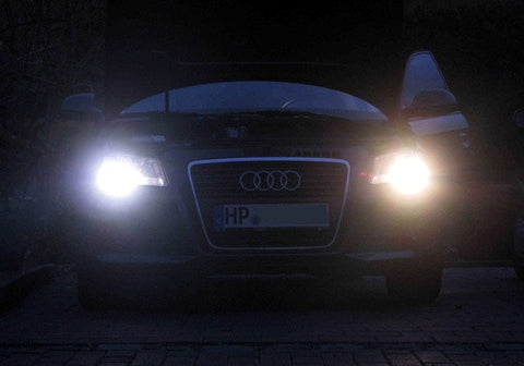 2 pieces of LUFFY H16 PS19W 5202 9009 High Power COB LED Light bulb 25W white