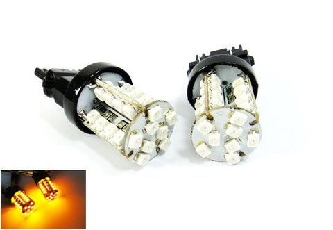 2 pieces of 40 SMD LED 182 3156 P27W 180 3157 3057 P27/7W Light bulb Amber