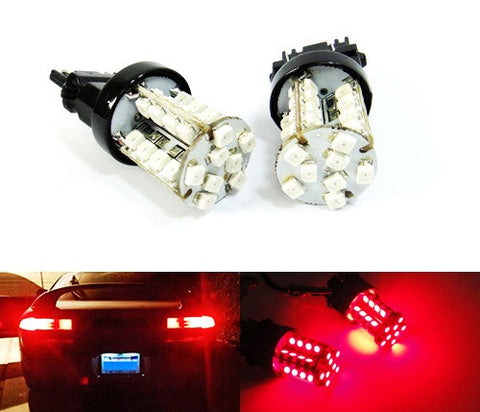 2 pieces of 40 SMD LED 182 3156 P27W 180 3157 3057 P27/7W Light bulb Red