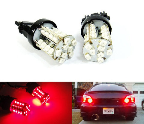 2 pieces of 40 SMD LED 182 3156 P27W 180 3157 3057 P27/7W Light bulb Red