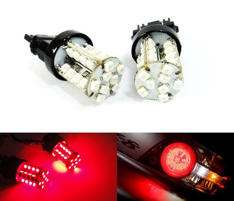 2 pieces of 40 SMD LED 182 3156 P27W 180 3157 3057 P27/7W Light bulb Red