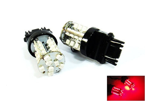 2 pieces of 40 SMD LED 182 3156 P27W 180 3157 3057 P27/7W Light bulb Red