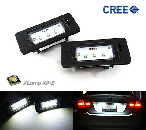 License Number Plate Light CREE LED Lamp Replacement kit BMW E90 E70 E60 E39 F30