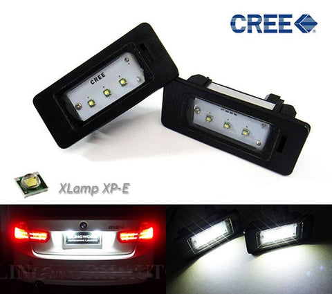 License Number Plate Light CREE LED Lamp Replacement kit BMW E90 E70 E60 E39 F30