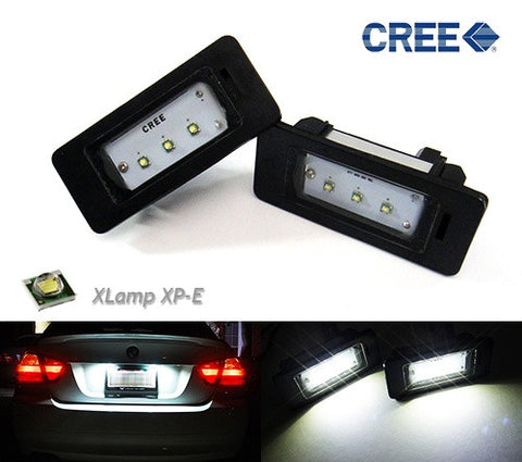 License Number Plate Light CREE LED Lamp Replacement kit BMW E90 E70 E60 E39 F30