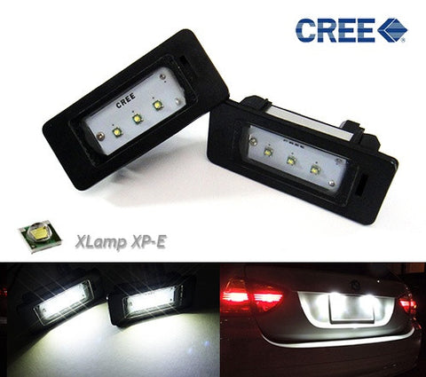 License Number Plate Light CREE LED Lamp Replacement kit BMW E90 E70 E60 E39 F30