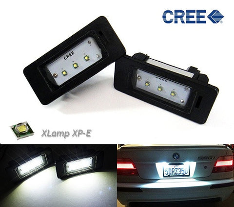 License Number Plate Light CREE LED Lamp Replacement kit BMW E90 E70 E60 E39 F30