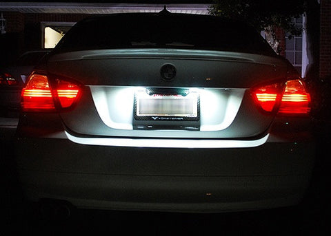 License Number Plate Light CREE LED Lamp Replacement kit BMW E90 E70 E60 E39 F30