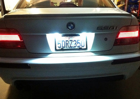 License Number Plate Light CREE LED Lamp Replacement kit BMW E90 E70 E60 E39 F30