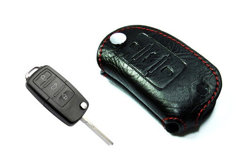 Premium Leather Smart Key fob holder for Volkswagen Golf GTI Jetta Passat Beetle