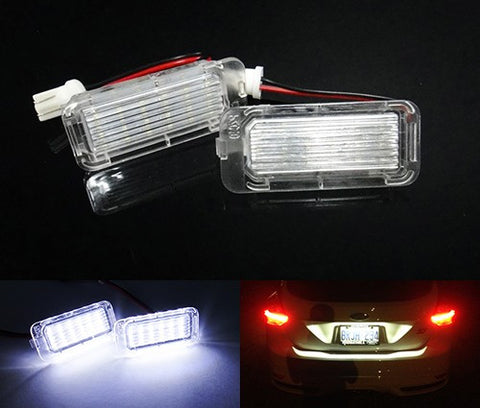 LED License Number Plate Light OEM replacement kit Ford Fiesta Focus Mondeo