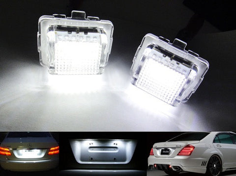 LED License Number Plate Light lamp OEM replacement kit Mercedes W204 W212 W221 C216