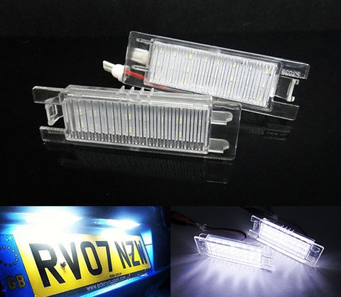 LED License Number Plate Light OEM Replacement kit Opel Vauxhall Corsa C D Astra H J