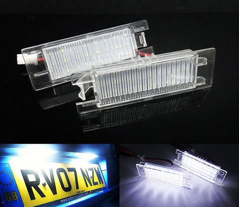 LED License Number Plate Light OEM Replacement kit Opel Vauxhall Corsa C D Astra H J