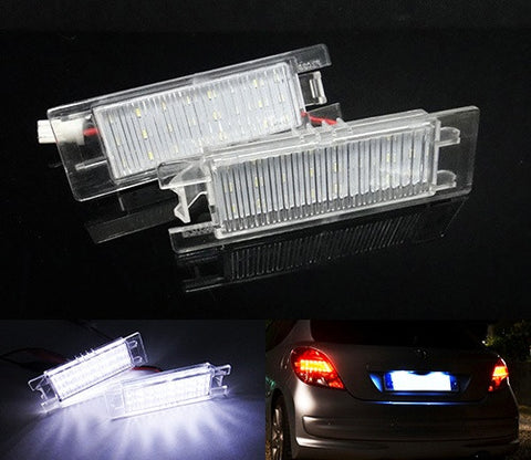 LED License Number Plate Light OEM Replacement kit Opel Vauxhall Corsa C D Astra H J