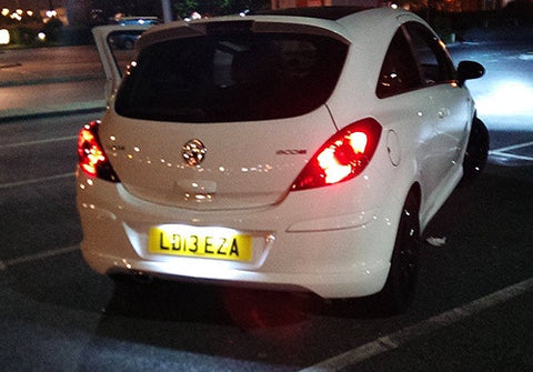 LED License Number Plate Light OEM Replacement kit Opel Vauxhall Corsa C D Astra H J