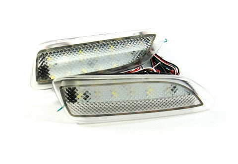 2x LED Bumper Reflector Clear lens Tail Brake Light Red Backup lamp White 2011+ CT200h Corolla