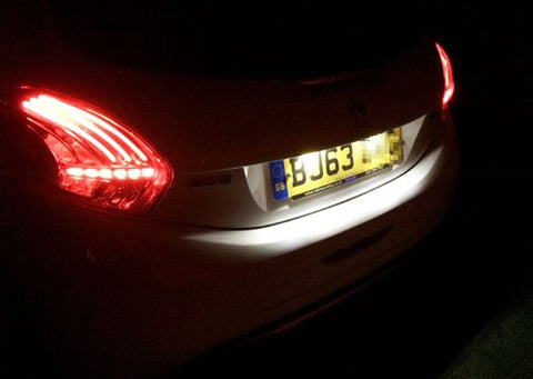 LED License Number Plate Light lamp OEM Replacement kit 6340 G9 Peugeot Citro?n