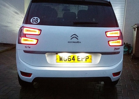 LED License Number Plate Light lamp OEM Replacement kit 6340 G9 Peugeot Citro?n