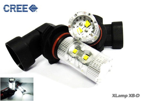 2 pieces of 9006 HB4 10X CREE XB-D LED Projector Light bulb 50W white