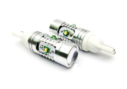 2 pieces of 501 T10 168 194 2825 921 W5W 5x CREE XP-E LED Projector Light bulb 25W white