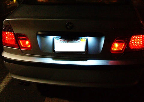LED License Number Plate Light lamp OEM replacement kit BMW E46 4D 98-05