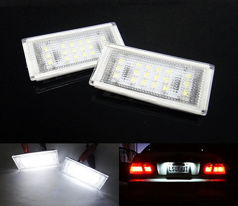 LED License Number Plate Light lamp OEM replacement kit BMW E46 2D 04-06