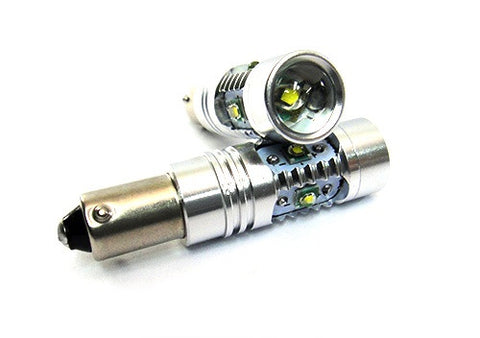 2 pieces of BAX9s H6W 64132 5x CREE XP-E LED Projector Light bulb 25W white