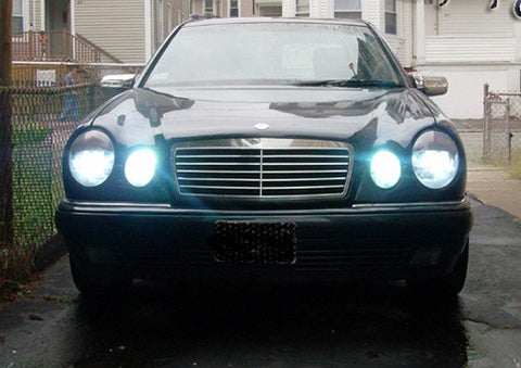 2 pieces of BAX9s H6W 64132 5x CREE XP-E LED Projector Light bulb 25W white