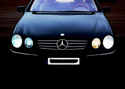 2 pieces of BAX9s H6W 64132 5x CREE XP-E LED Projector Light bulb 25W white