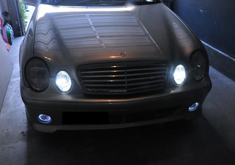 2 pieces of BAX9s H6W 64132 5x CREE XP-E LED Projector Light bulb 25W white