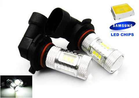 2 pieces of 15 SAMSUNG High Power 2835 SMD LED 9006 HB4 Light bulb 15W white