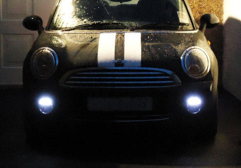 2 pieces of 8 SMD LED No Error 233 BA9s T4W Light bulb white