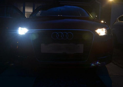 2 pieces of 8 SMD LED No Error 233 BA9s T4W Light bulb white