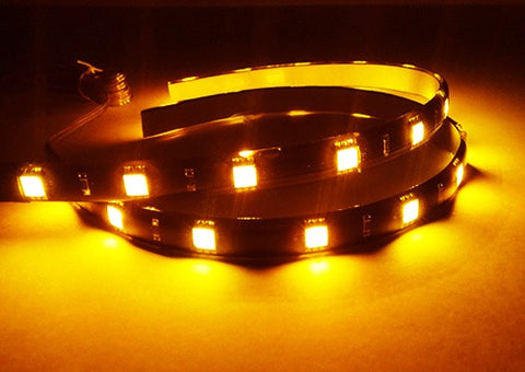 2 pieces of 12 High Power SMD LED Light strip 30cm Amber