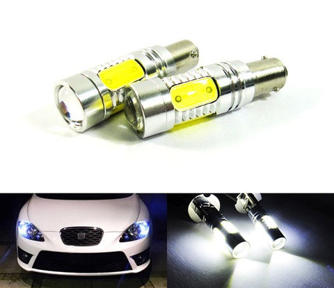 2 pieces of 233 BA9s T4W High Power LED Projector Light bulb with Plasma SMD LED 7.5W white