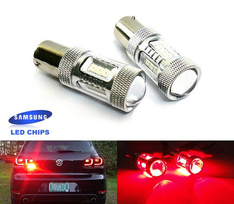 2 pieces of 15 SAMSUNG High Power 2835 SMD LED 567 PR21/5W 380R BAW15d 780 Light bulb 15W red