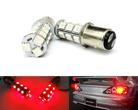 2 pieces of 18 high power SMD LED 567 PR21/5W 380R BAW15d 780 Light bulb red