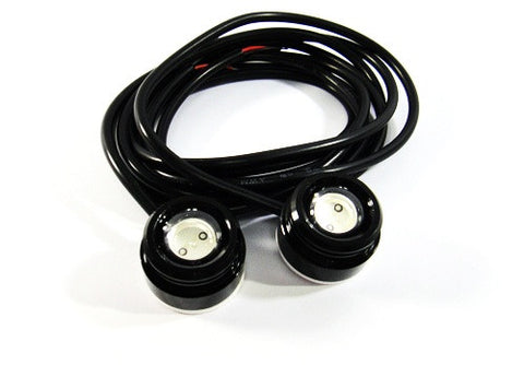 Universal 3W high power LED Eagle Eye kit Daytime Running Light DRL / Fog Lamp Red