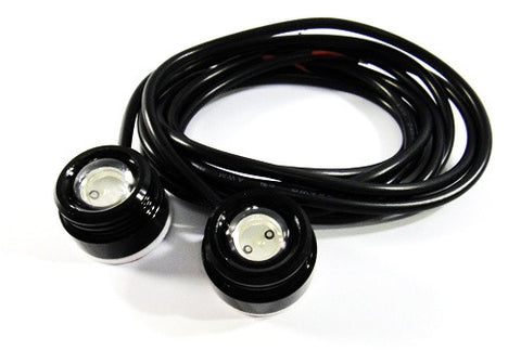 Universal 3W high power LED Eagle Eye kit Daytime Running Light DRL / Fog Lamp Red