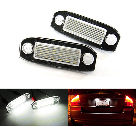 LED License Number Plate Light lamp OEM Replacement kit Volvo C70 S40 S60 V70 XC90