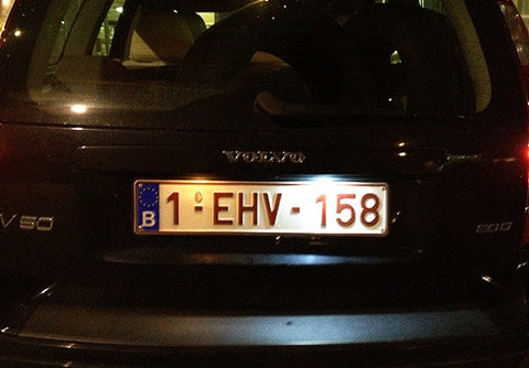 LED License Number Plate Light lamp OEM Replacement kit Volvo C70 S40 S60 V70 XC90