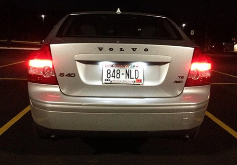 LED License Number Plate Light lamp OEM Replacement kit Volvo C70 S40 S60 V70 XC90