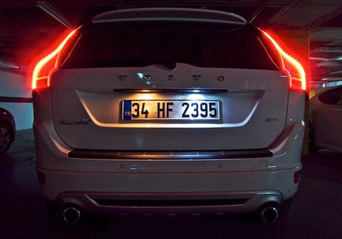 LED License Number Plate Light lamp OEM Replacement kit Volvo C70 S40 S60 V70 XC90