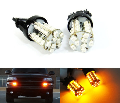 2 pieces of 40 SMD LED 580 7443 W21/5W 582 7440 W21W 992 Light bulb amber