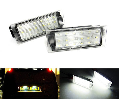 LED License Number Plate Light lamp OEM Replacement kit Renault Clio Megane Laguna