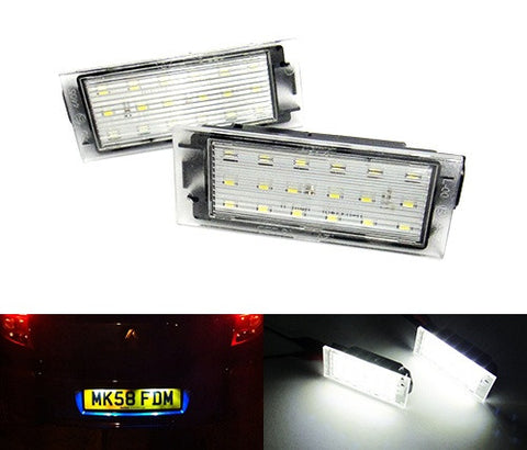 LED License Number Plate Light lamp OEM Replacement kit Renault Clio Megane Laguna