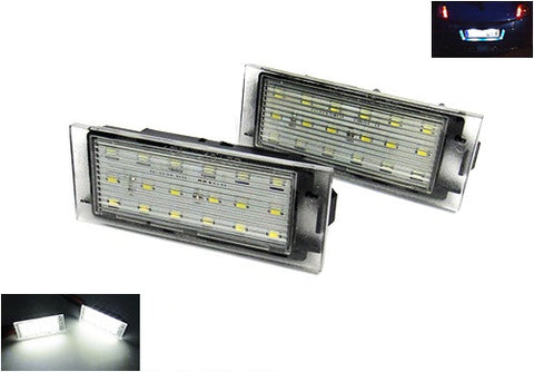 LED License Number Plate Light lamp OEM Replacement kit Renault Clio Megane Laguna