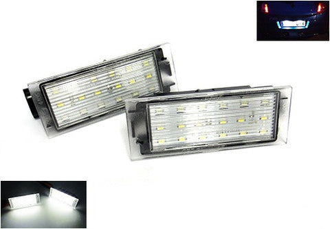 LED License Number Plate Light lamp OEM Replacement kit Renault Clio Megane Laguna